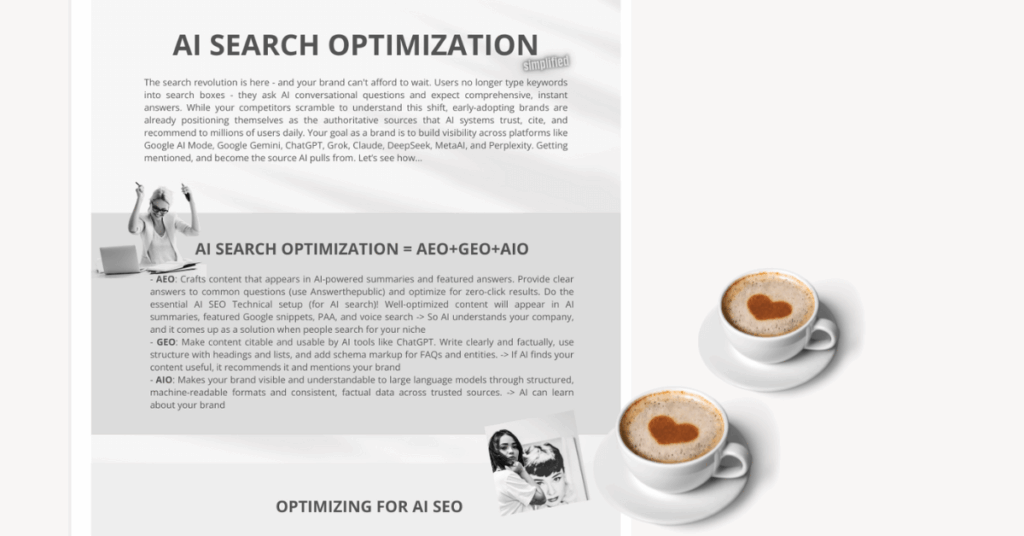 AI Search Optimization Cheatsheet by csomaajna